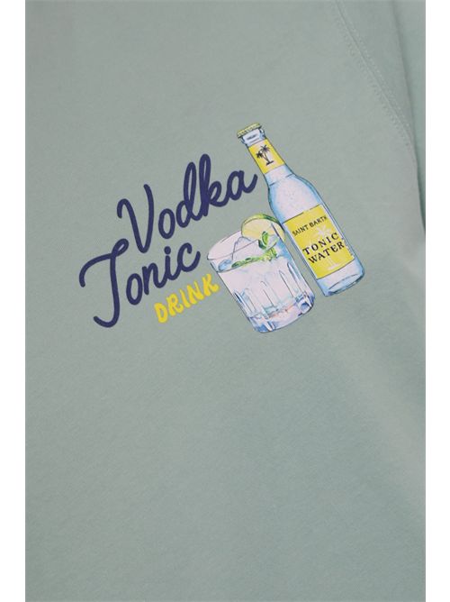 T-shirt con stampa Vodka Tonic Mc2 Saint Barth | TSHIRT MAN02242H DRINK TONIC 53